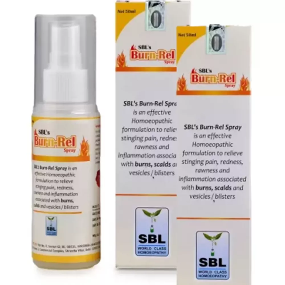 SBL Burn Rel Spray (50ml, Pack of 2)