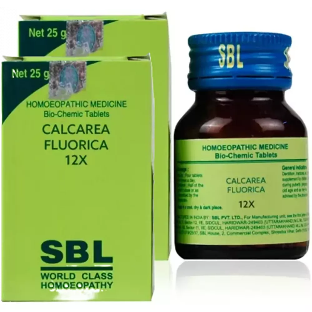 SBL Calcarea Fluoricum 12X (25g, Pack of 2)