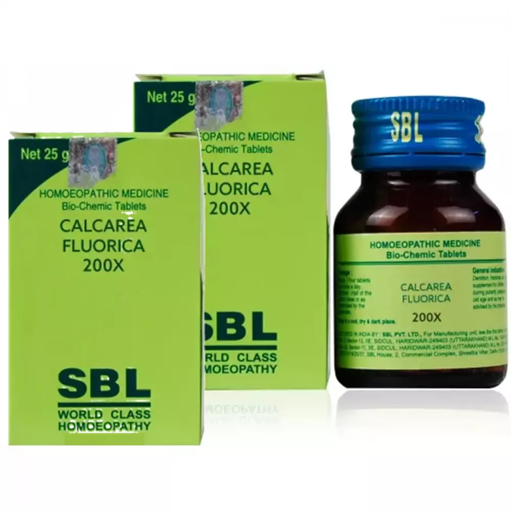 SBL Calcarea Fluoricum 200X (25g, Pack of 2)