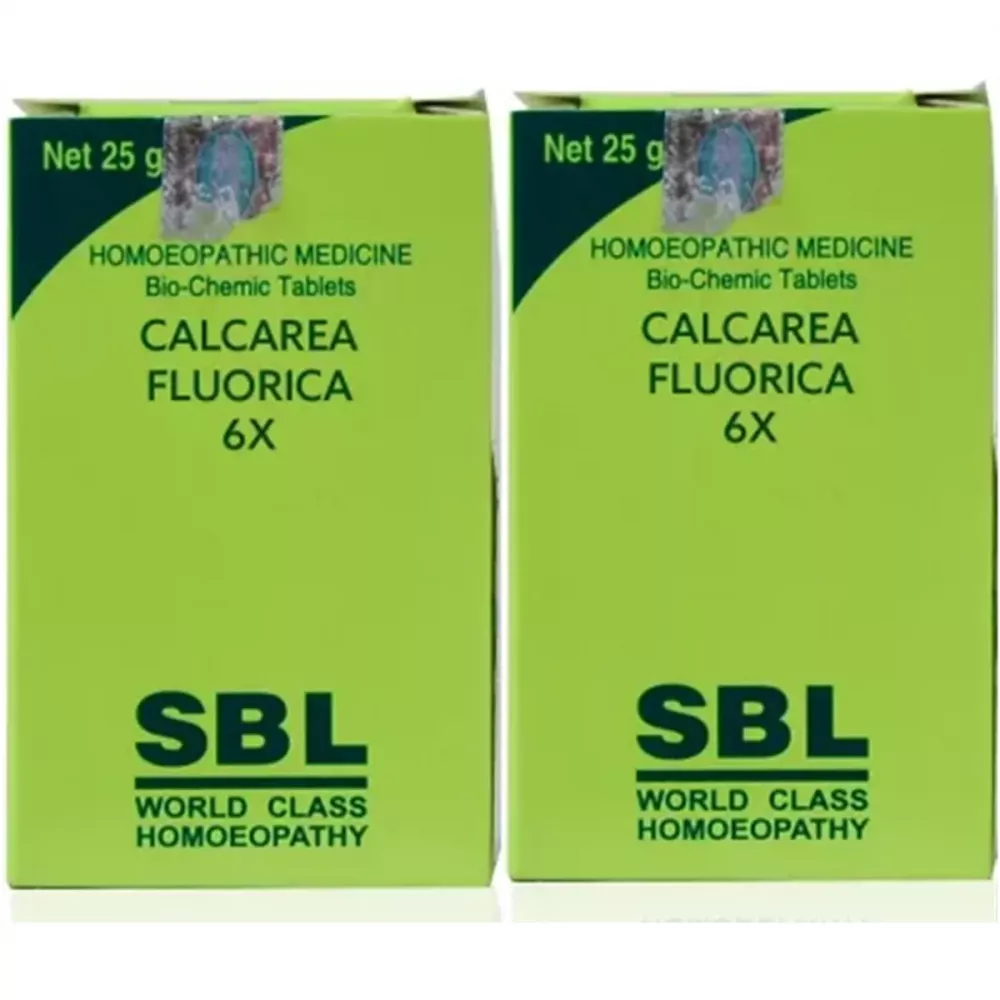 SBL Calcarea Fluoricum 6X (25g, Pack of 2)