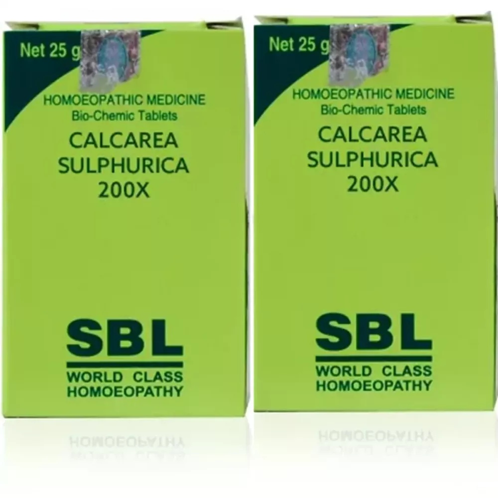 SBL Calcarea Sulphuricum 200X (25g, Pack of 2)