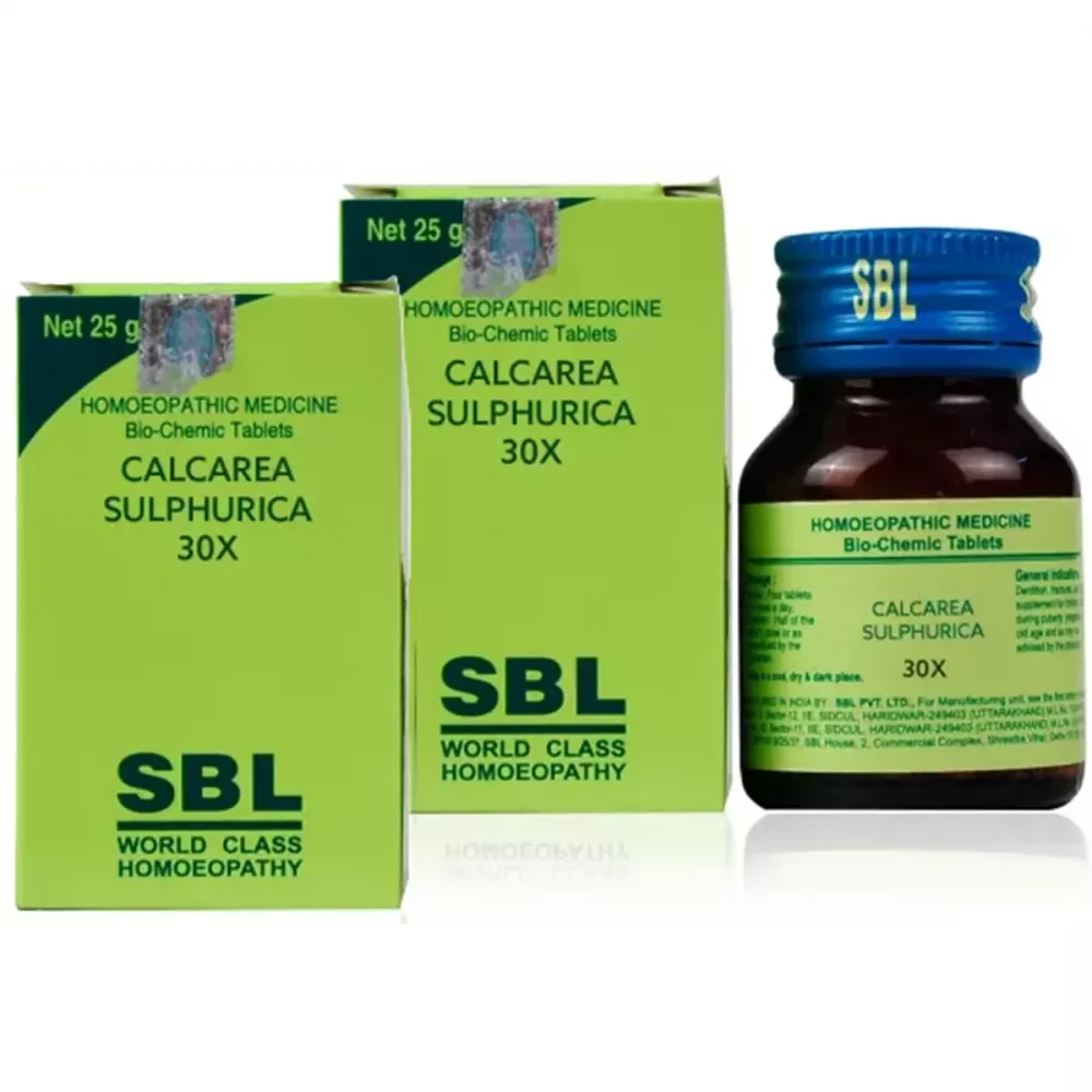 SBL Calcarea Sulphuricum 30X (25g, Pack of 2)