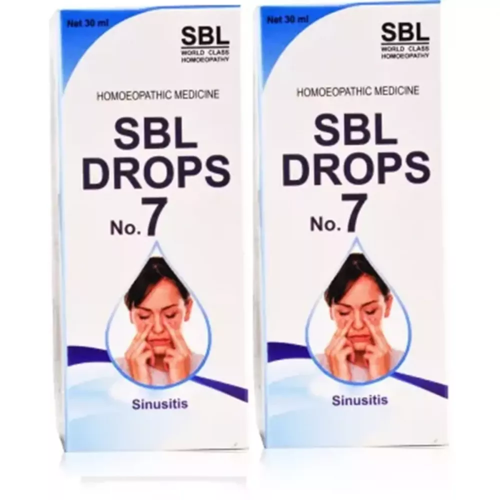 SBL Drops No 7 Sinusitis (30ml, Pack of 2)