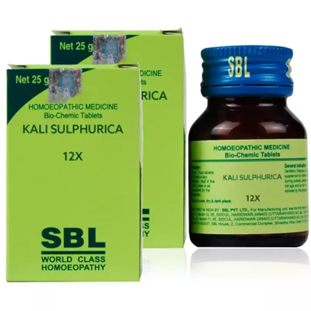 SBL Kali Sulphuricum 12X (25g, Pack of 2)