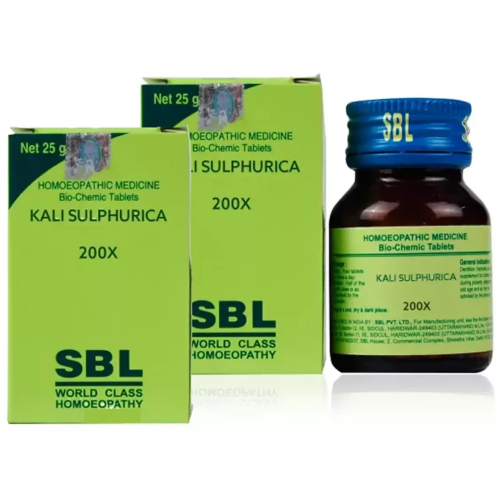 SBL Kali Sulphuricum 200X (25g, Pack of 2)