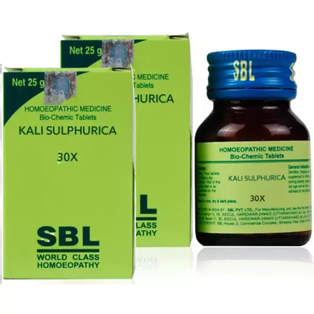 SBL Kali Sulphuricum 30X (25g, Pack of 2)