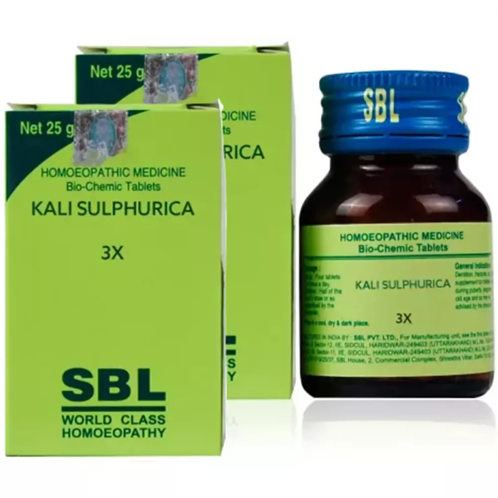 SBL Kali Sulphuricum 3X (25g, Pack of 2)