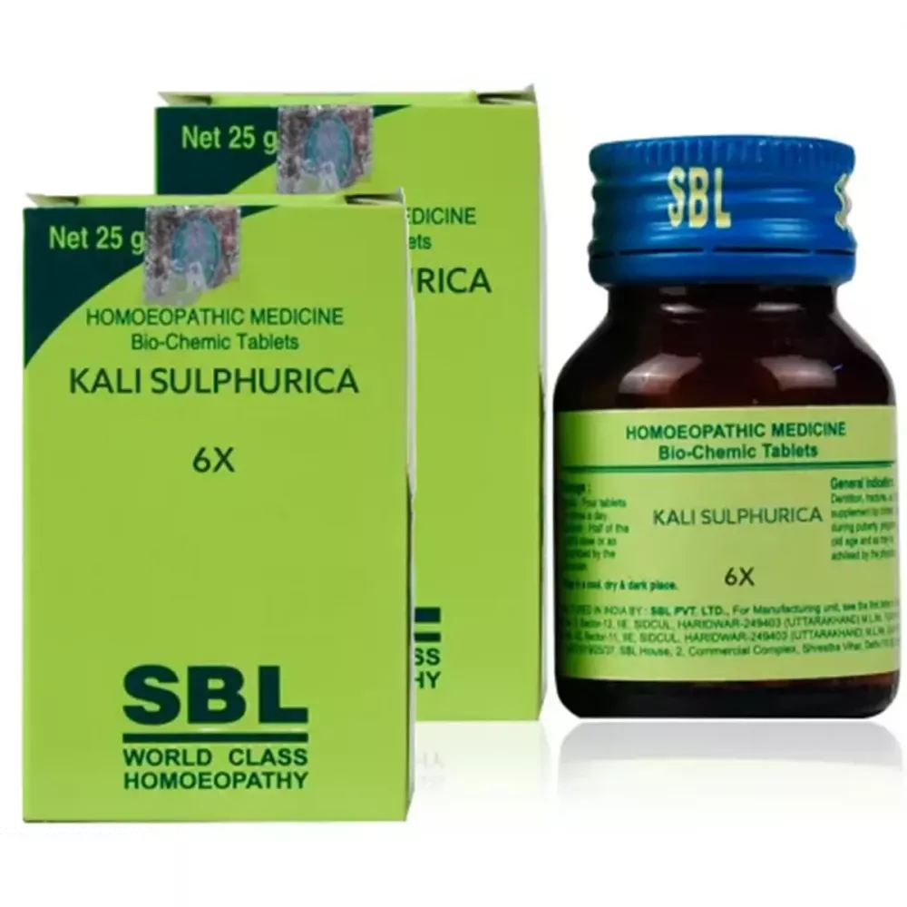 SBL Kali Sulphuricum 6X (25g, Pack of 2)