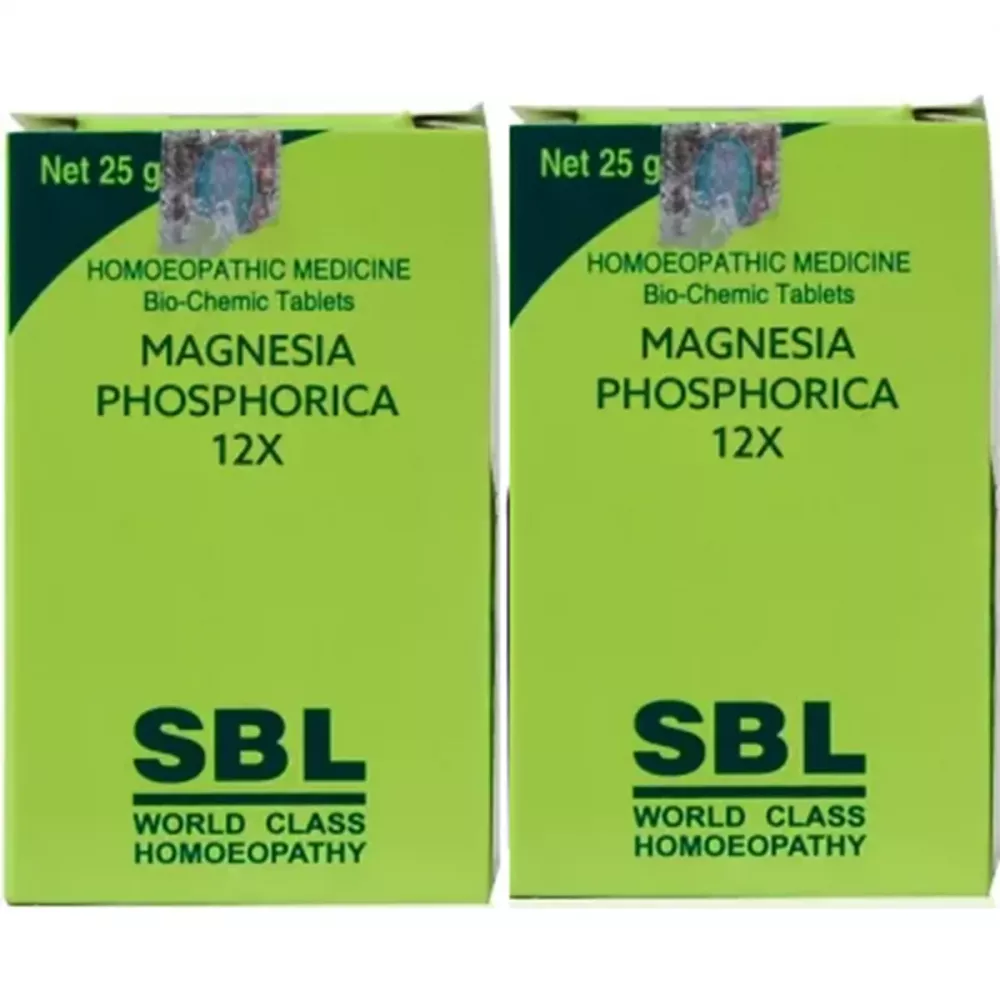 SBL Magnesia Phosphoricum 12X (25g, Pack of 2)