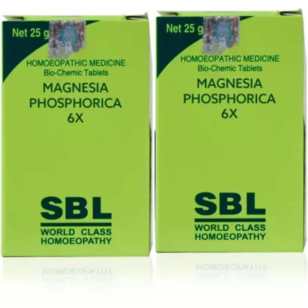 SBL Magnesia Phosphoricum 6X (25g, Pack of 2)
