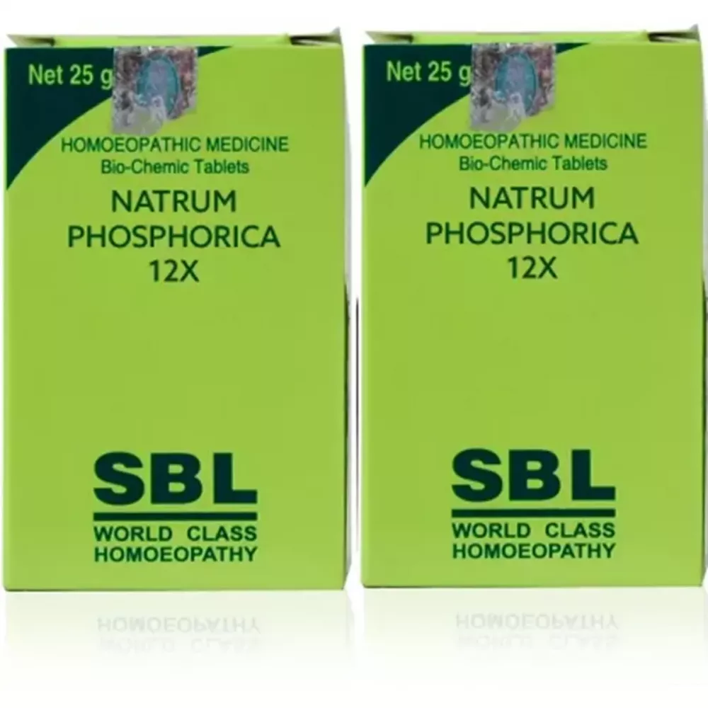 SBL Natrum Phosphoricum 12X (25g, Pack of 2)