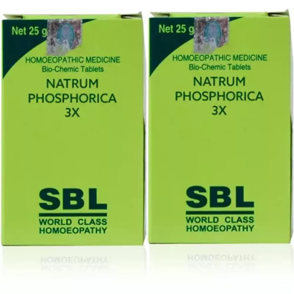 SBL Natrum Phosphoricum 3X (25g, Pack of 2)