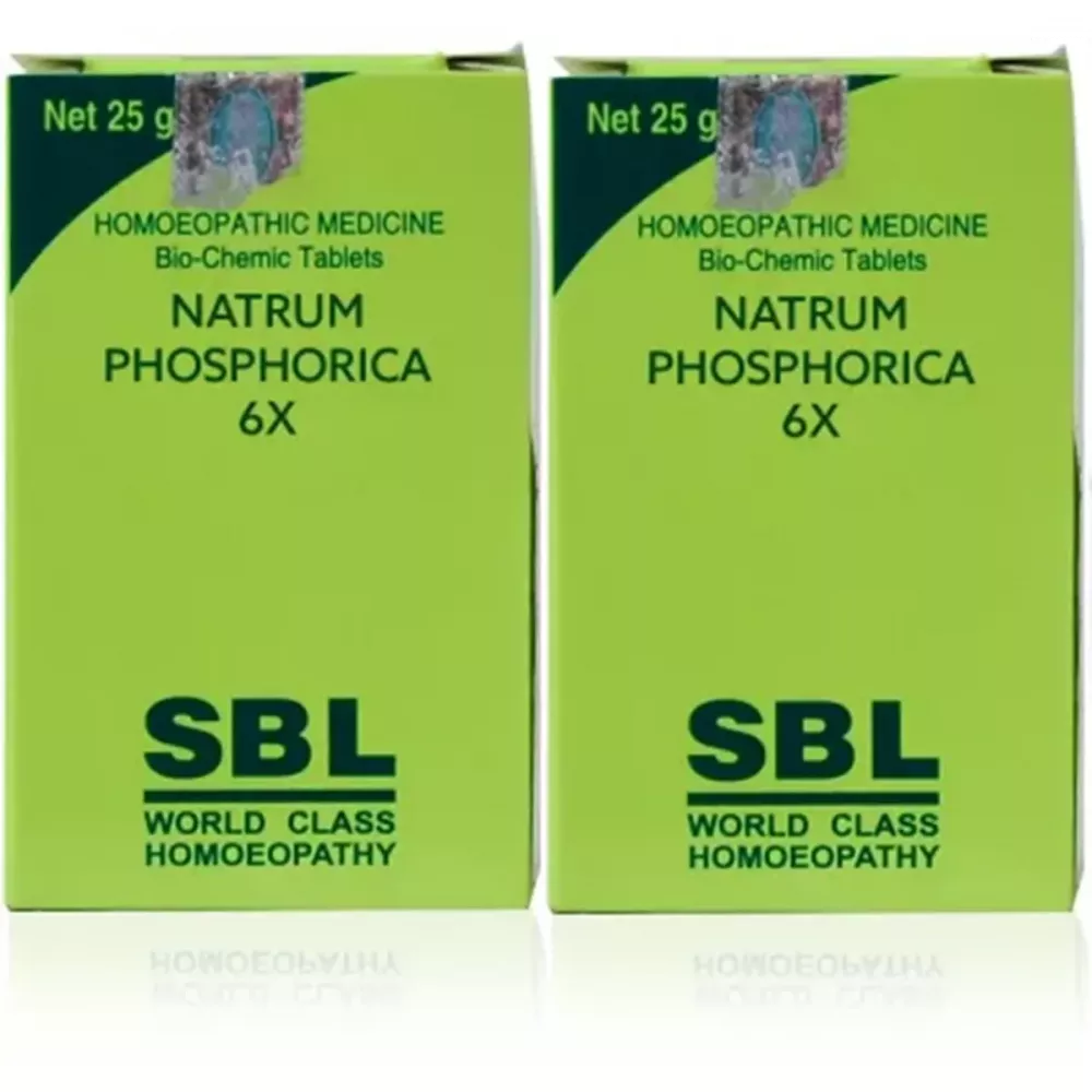 SBL Natrum Phosphoricum 6X (25g, Pack of 2)