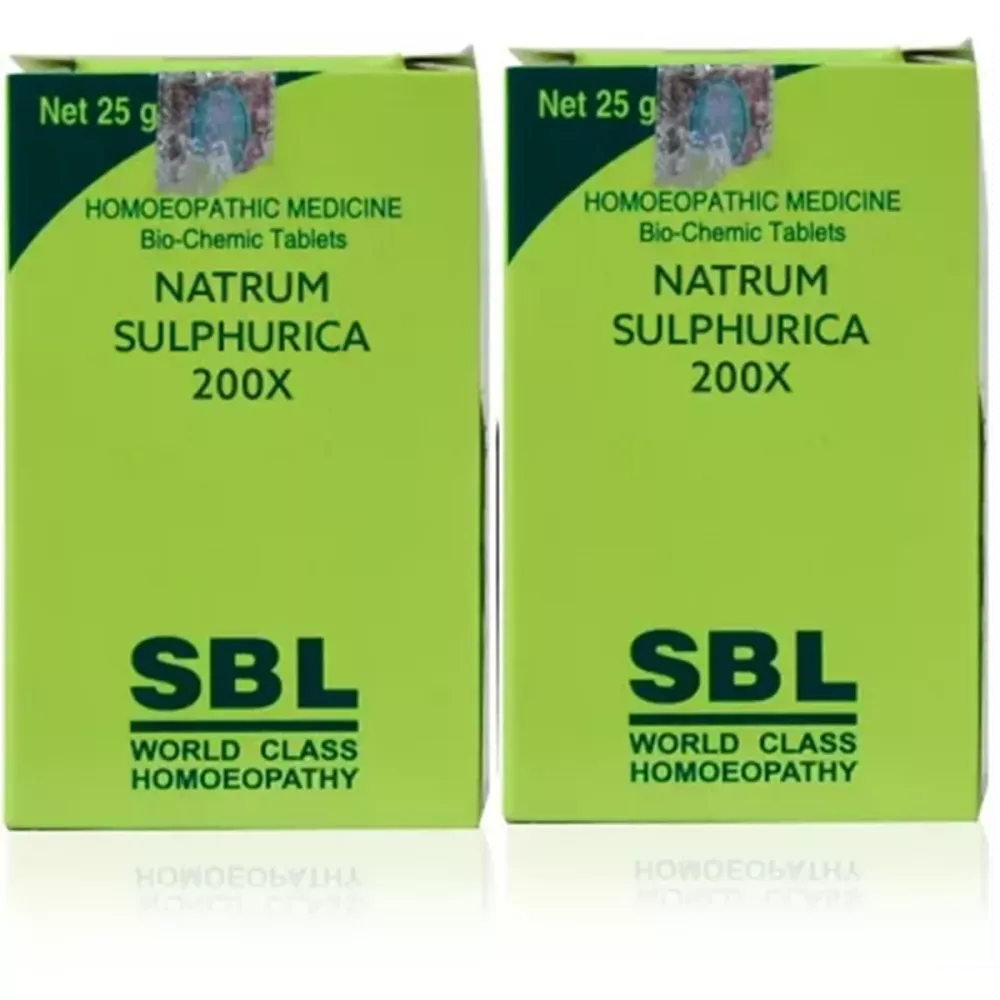 SBL Natrum Sulphuricum 200X (25g, Pack of 2)