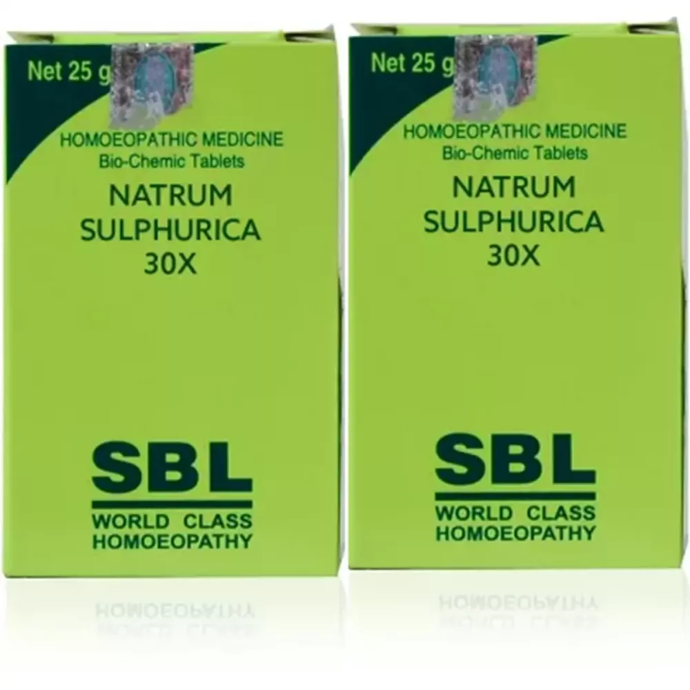 SBL Natrum Sulphuricum 30X (25g, Pack of 2)