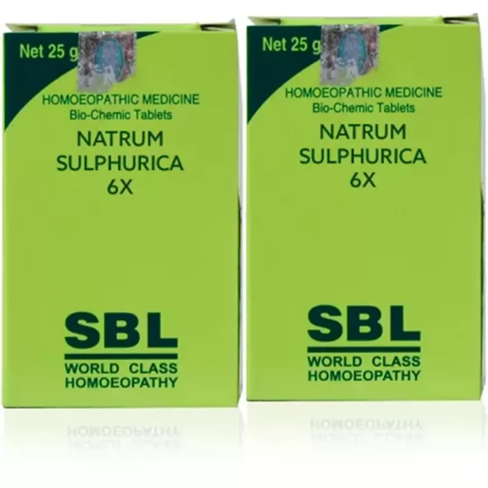 SBL Natrum Sulphuricum 6X (25g, Pack of 2)