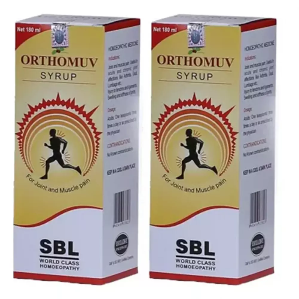 SBL Orthomuv Syrup (180ml, Pack of 2)