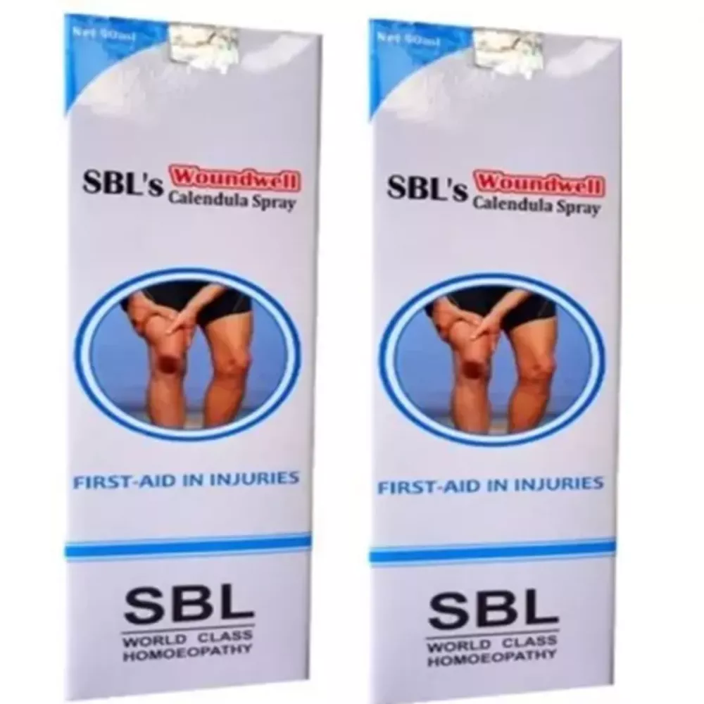 SBL Woundwell Calendula Spray (50ml, Pack of 2)